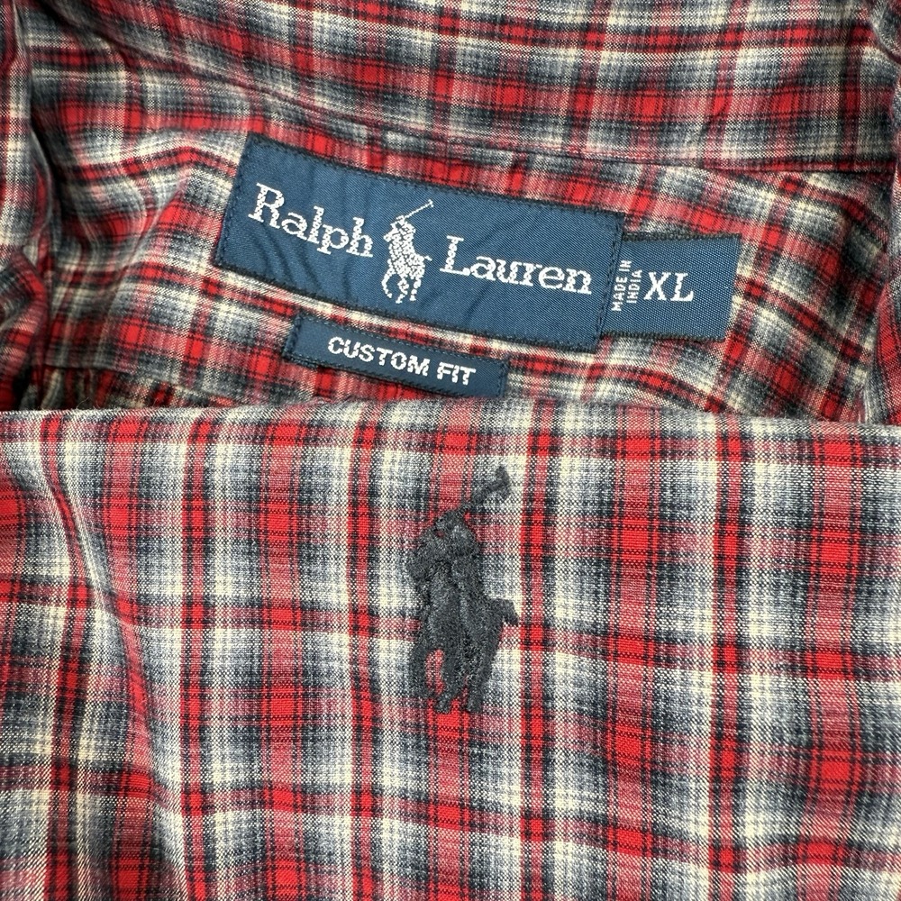 Polo Ralph Lauren‎ L/S Oxford Button Front Shirt Men's XL Plaid